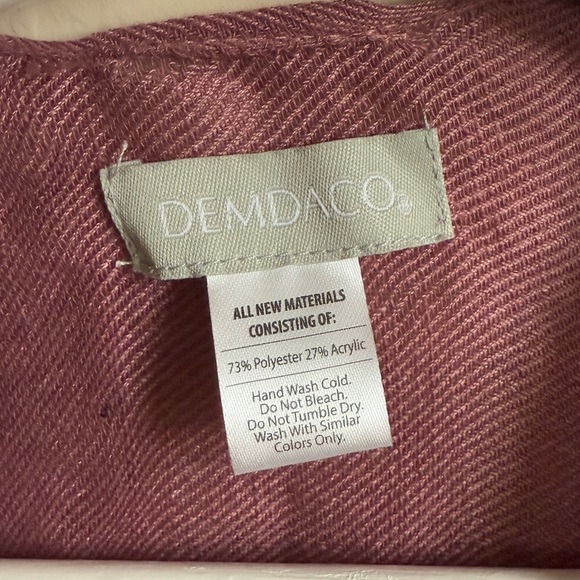 Demdaco Women Poncho Shawl Wrap Kimono Pink Striped Boho Beach Cover Up One Size - Picture 3 of 6